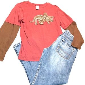 Gymboree Shirt and Arizona Jeans Sz 10